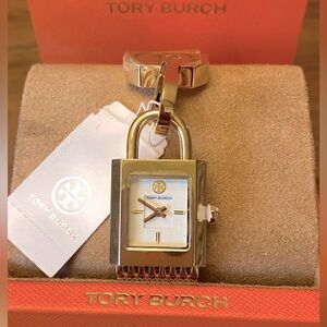Brand New in Box Tory Burch “Surrey” Gold Tone Watch